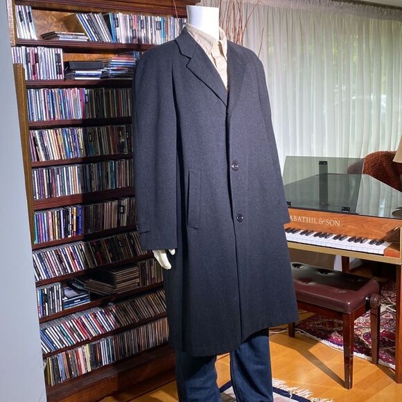 Vintage Crombie Seal Skin Wool Top Coat - Picture 5 of 11